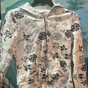❤️Floral Print Hoodie M P2P 21 L 23